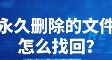 电脑文件误删除后如何找回？（简易方法教你轻松恢复误删除的文件）